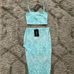 PTL Tie-Dye Skirt Set